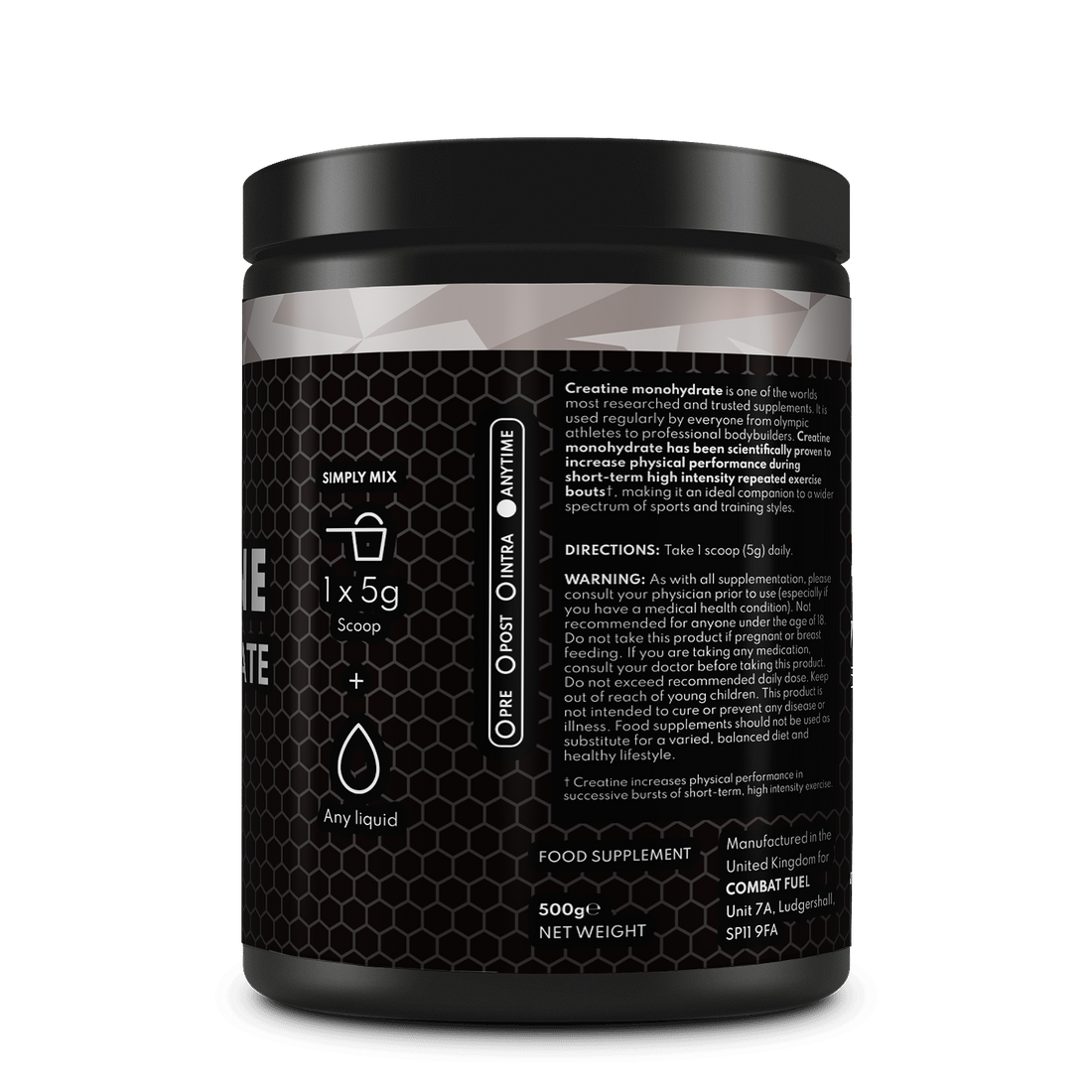 Combat Fuel Pure Creatine Monohydrate
