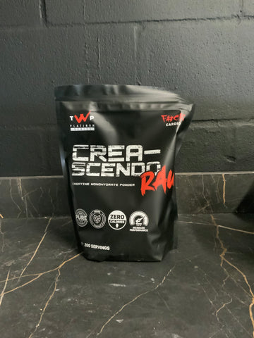 TWP Crea-Scendo Raw 1KG (200 servings)