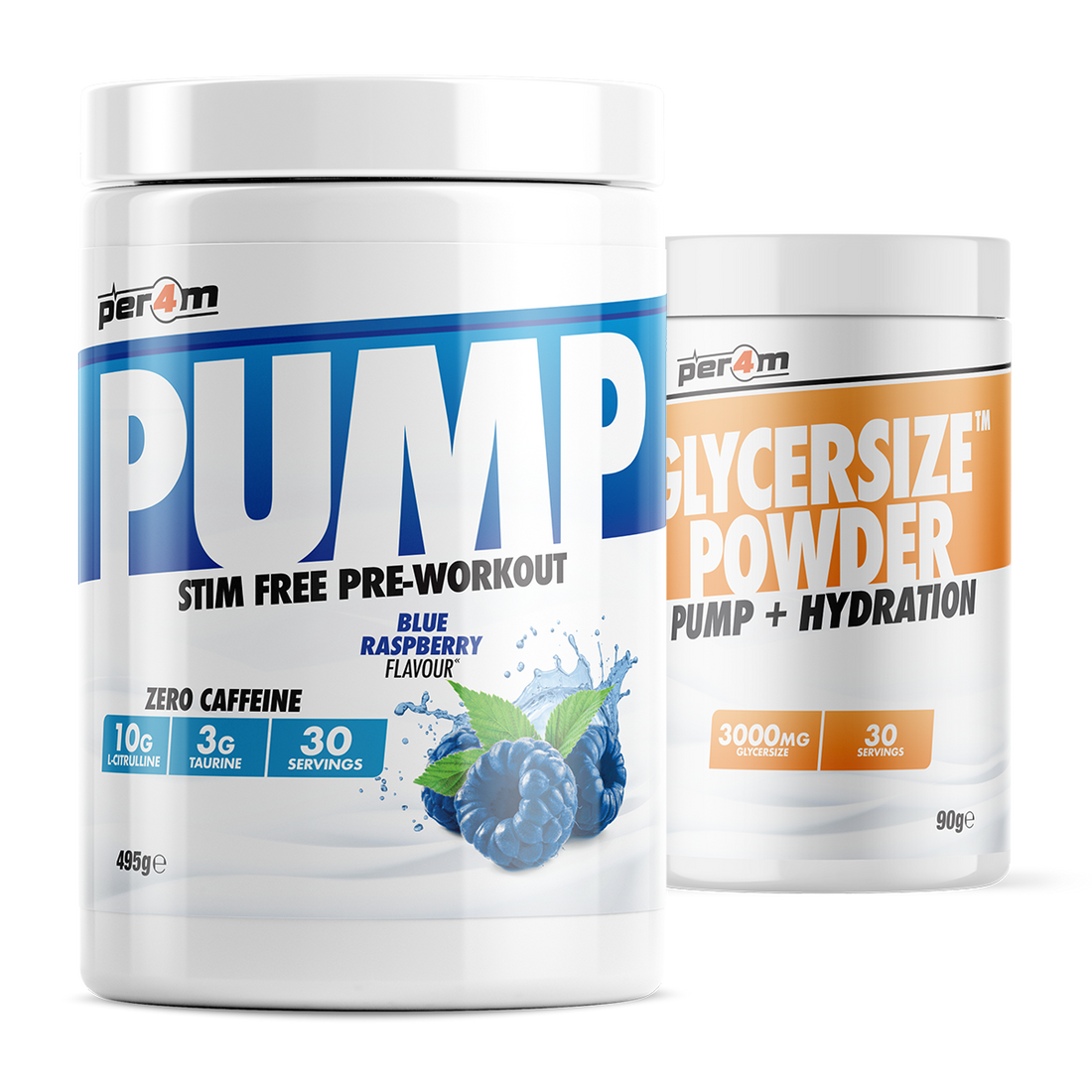 Per4m PUMP Pre Workout with Glycersize