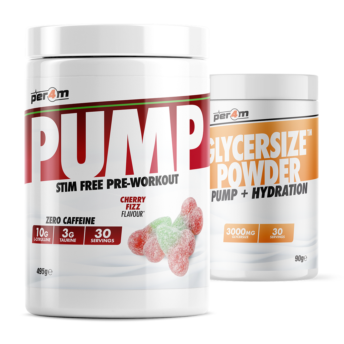 Per4m PUMP Pre Workout with Glycersize