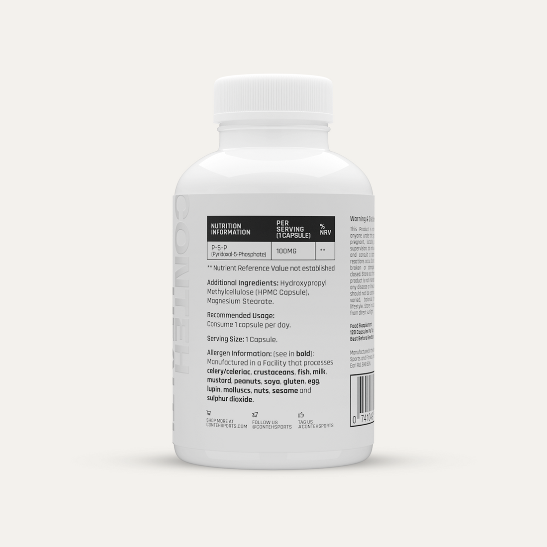 Conteh Sports Pyridoxal-5-Phosphate (P-5-P)