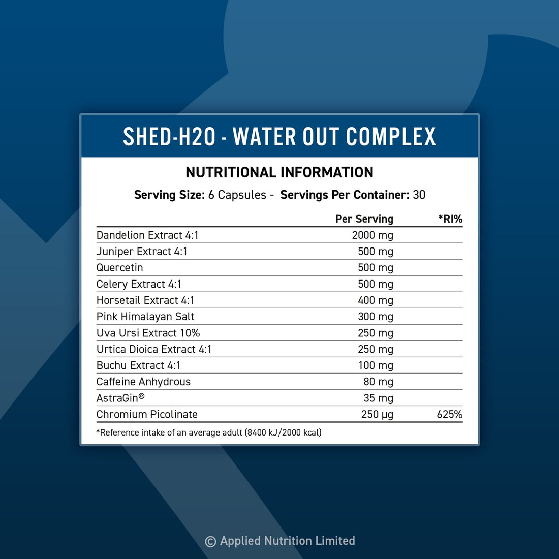 Applied Nutrition ABE Shed-H2O