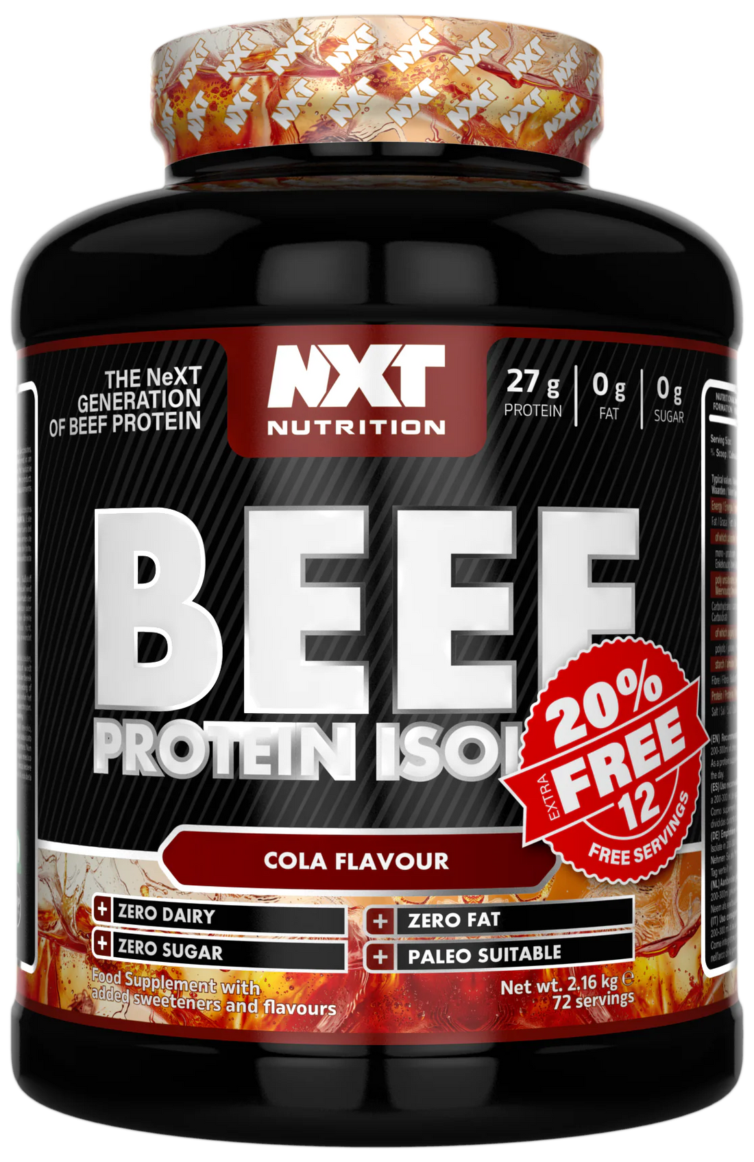 NXT Beef Isolate 2.16kg