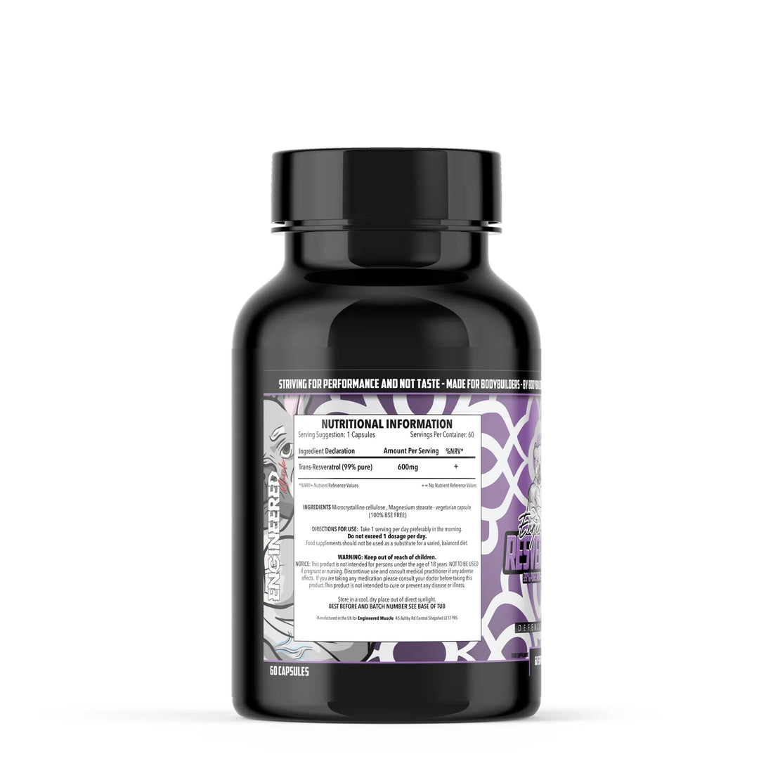 Engineered Muscle Resveratrol